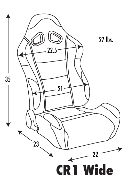 Corbeau Seat Dimensions