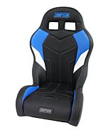 170 Aggressor Off-Road Suspension Seat - Matte Black/Light Blue/White (Discontinued)