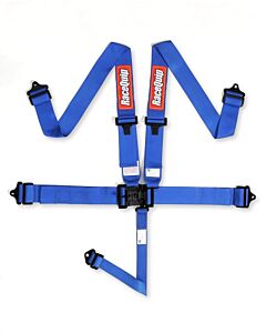 Latch & Link 5 Point Harness Set - Blue, 3 In. / 2 In. Sub
