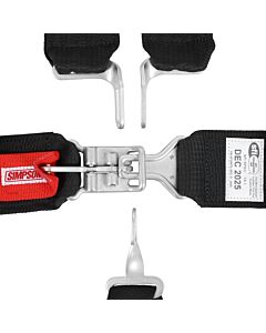 Latch & Link 5pt. Harness - Black, HANS