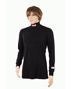 Fire Retardant Underwear Top - Black, Kids XL