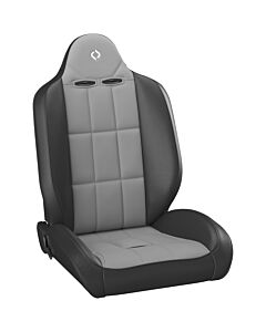 Baja RS Seat - Black Vinyl / Grey Cloth