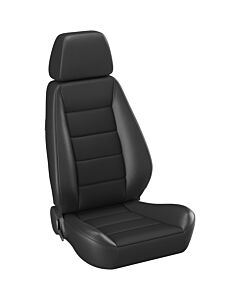 Sport Seat - Black Vinyl / Black Cloth