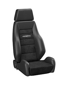 GTS II Seat - Black Leather Outer / Microsuede Inner