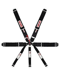Drag Camlock Harness - Black, 7-Point