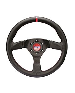 Competition Steering Wheel R 383 - Leather Blk/Blk