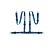 Belt 2 Inch 4Pt Snap-In - Blue
