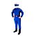 One Piece Single Layer Fire Suit Blue w/2-Tone Sleeve