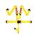Latch & Link 5 Point Harness Set - Yellow, 3 In. / 2 In. Sub
