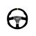 Competition Steering Wheel R 350B-B Suede W/Bttn