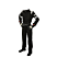 Legend II Youth Racing Suit - Black/Black