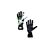 KS-3 Children's Gloves, Black/Fluorescent Green