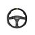 Competition Steering Wheel R 350B-B Leather W/Bttn