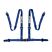 Belt 2 Inch 4Pt Bolt-In - Blue