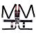 Latch & Link 6 Point Harness Set - Black, 3 in. / 2 In. Sub, HANS