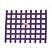 Ribbon Style Race Car Window Net - Purple, 18 in. H x 24 in. W