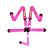Latch & Link 5 Point Harness Set - Pink, 3 In. / 2 In. Sub