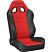 Baja XRS Seat - Black Vinyl / Red HD Vinyl