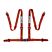 Belt 2 Inch 4Pt Bolt-In - Red