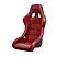 QRT-C Performance Racing Seat - Carbon Racing Seat Red/Red Stitch