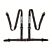 Belt 2 Inch 4Pt Bolt-In - Black