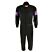 One Piece Single Layer Kids Fire Suit Black w/Purple