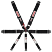 Drag Camlock Harness - Black, 7-Point
